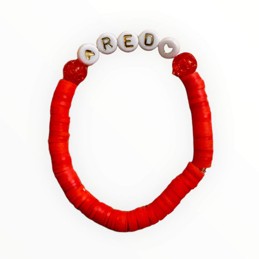 Taylor Swift Inspired 'Red' Bracelet